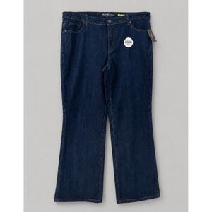 Style & Co Woman Jeans 16WP Dark Wash Tummy Control Mid Rise Bootcut Denim